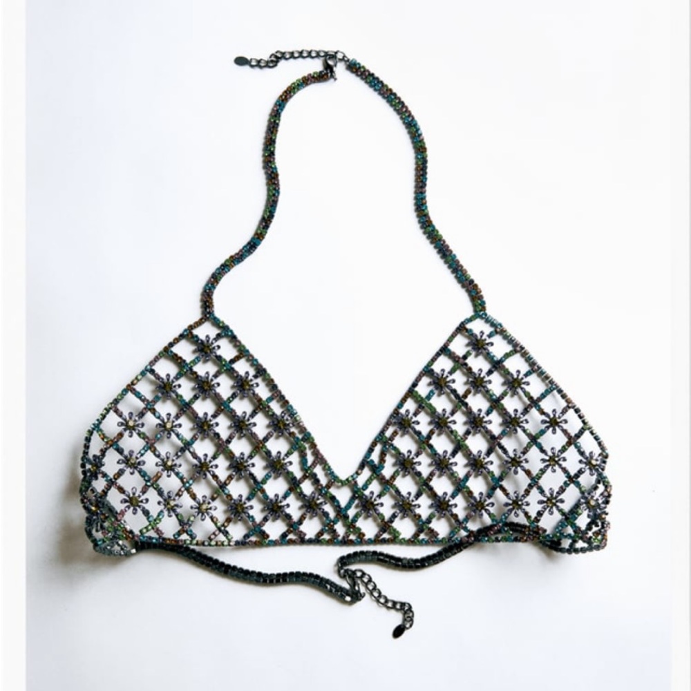 Zara jeweled bra Sold Out